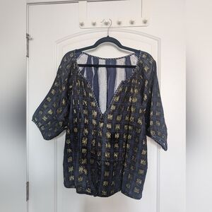 Ace & Jig Reversible Meadow Top in Patina - Small